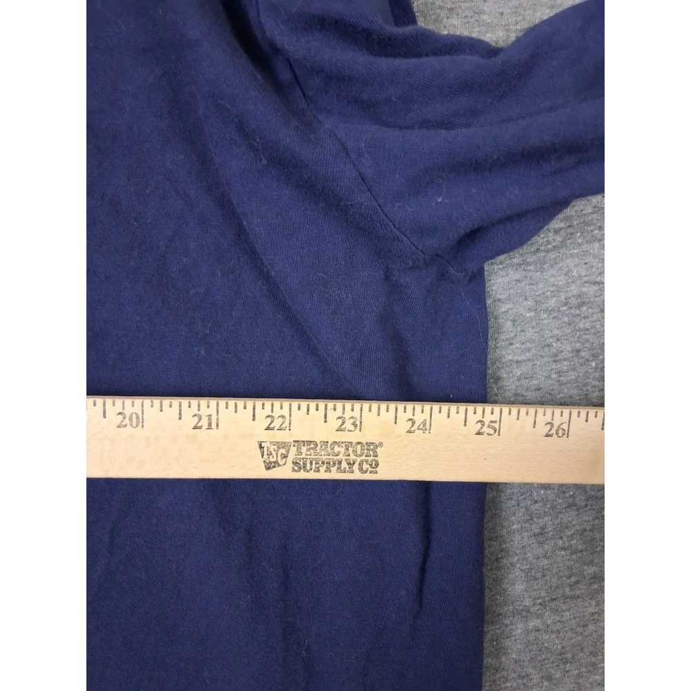Polo Ralph Lauren Mens Shirt XL Blue Crew Small Pony Preppy 90s Casual Academia